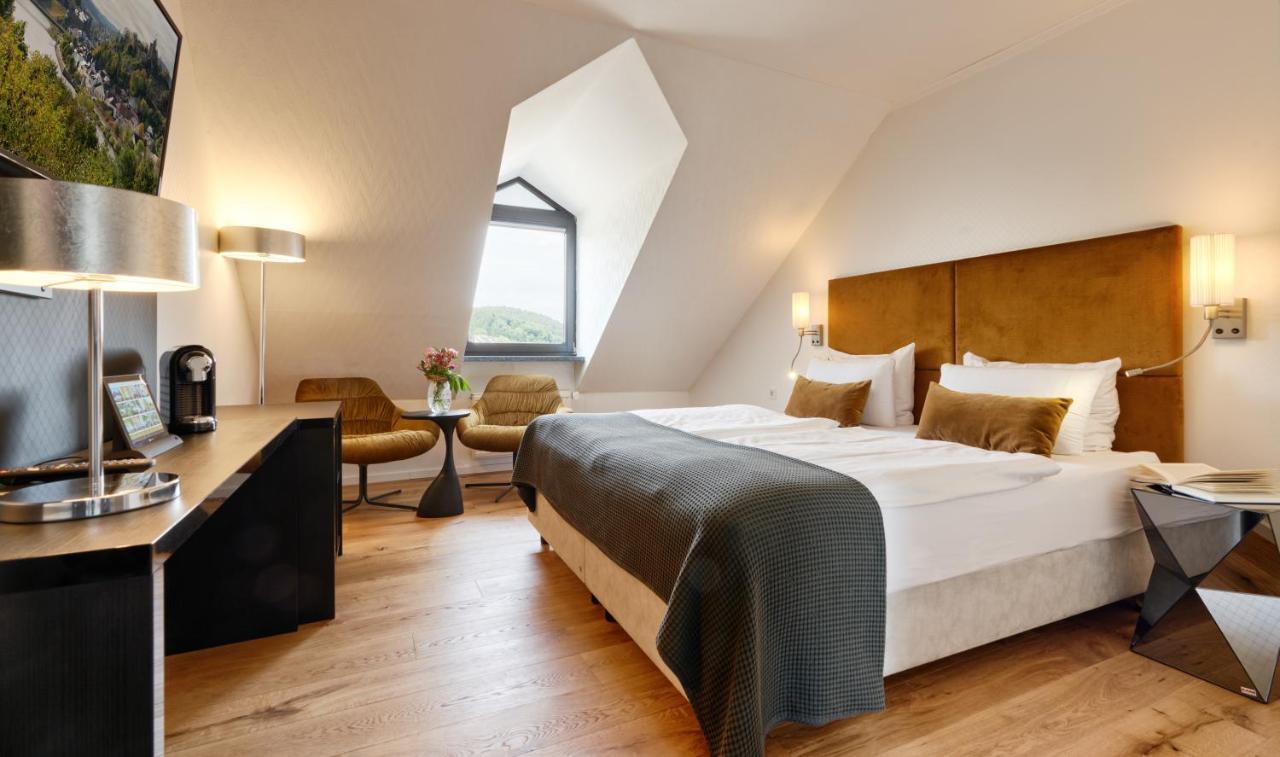 Hotel Erasmus - Mein Genuss- Und Wellnesshotel Trassem Buitenkant foto